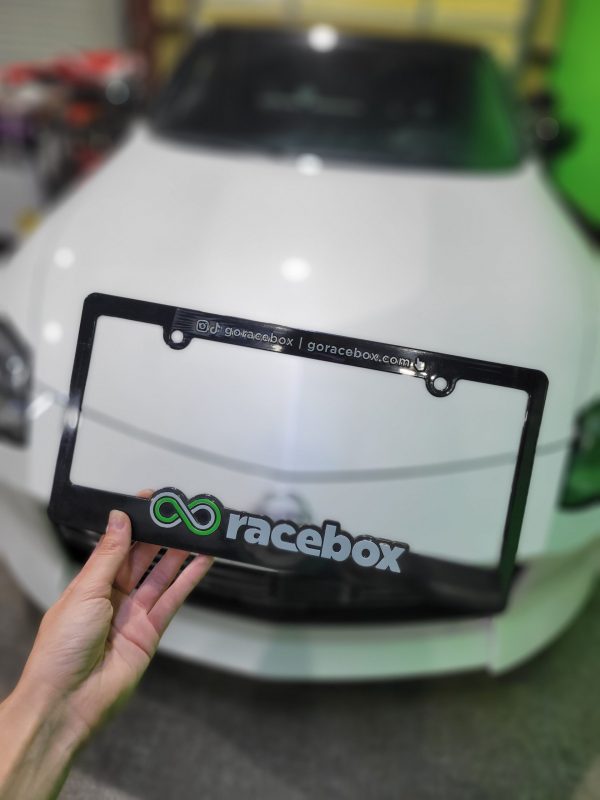 Racebox License Plate Frame