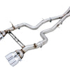 AWE Tuning BMW F8X M3/M4 Track Edition Catback Exhaust - Chrome Silver Tips