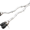 AWE Track Edition Catback Exhaust for BMW G8X M3/M4 - Diamond Black Tips