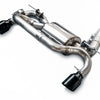 AWE Tuning BMW F22 M235i / M240i Touring Edition Axle-Back Exhaust - Diamond Black Tips (102mm)