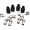 AWE Tuning 2019+ BMW M340i (G20) OE-Config-To-Quad Tip Conversion Kit - Diamond Black Tip