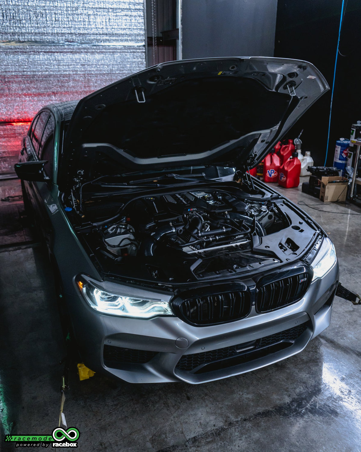 BMW F90 M5 S63 at Racebox