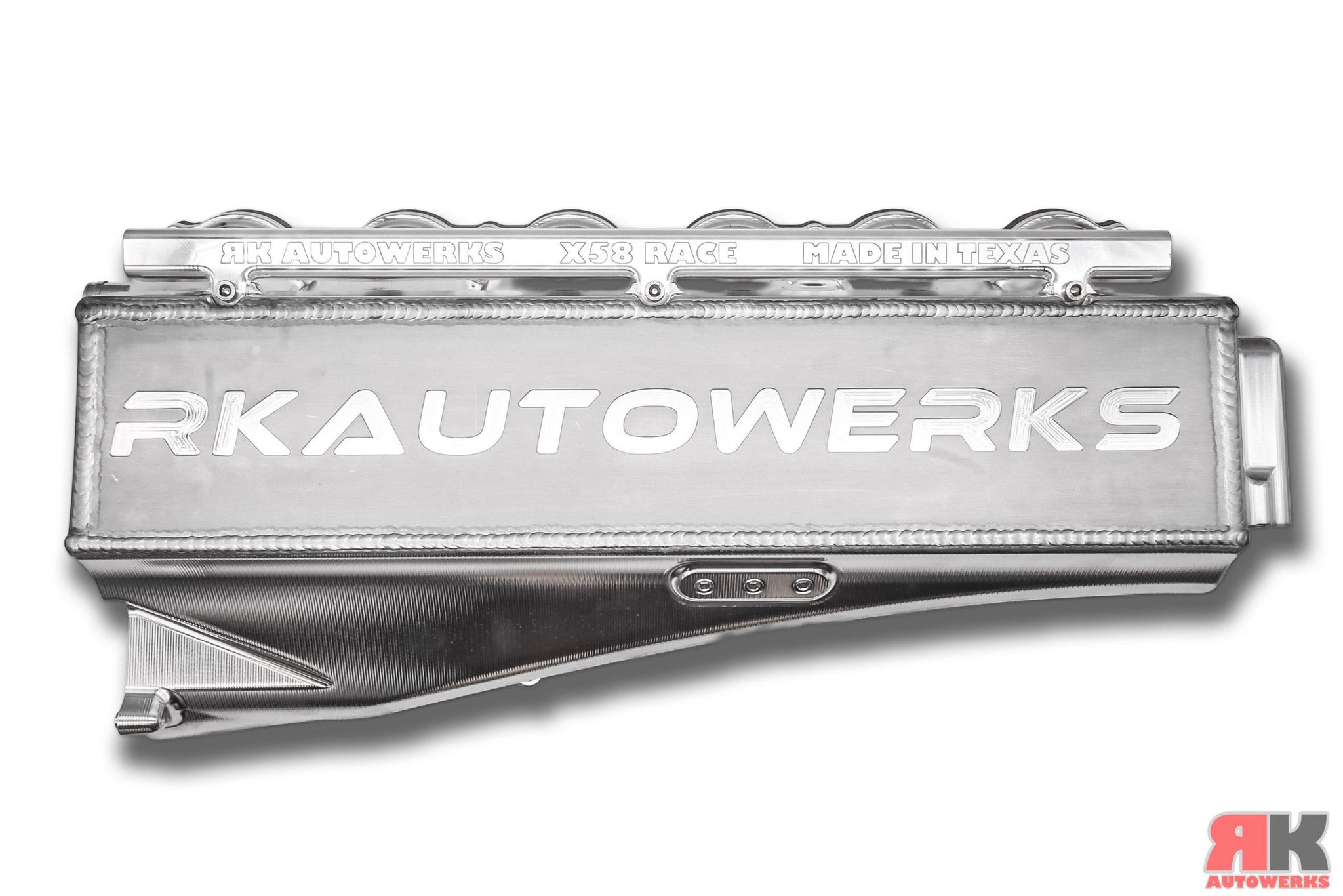RK Autowerks B58TU Race Billet Intake Manifold top view