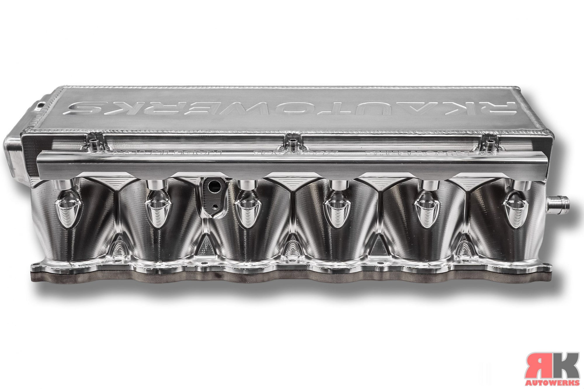 RK Autowerks B58TU Race Billet Intake Manifold angle view