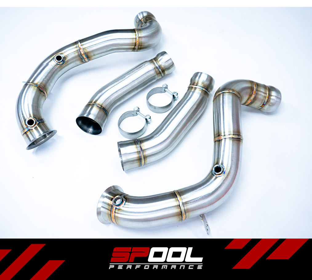 AMG M177 C63 Race Downpipes