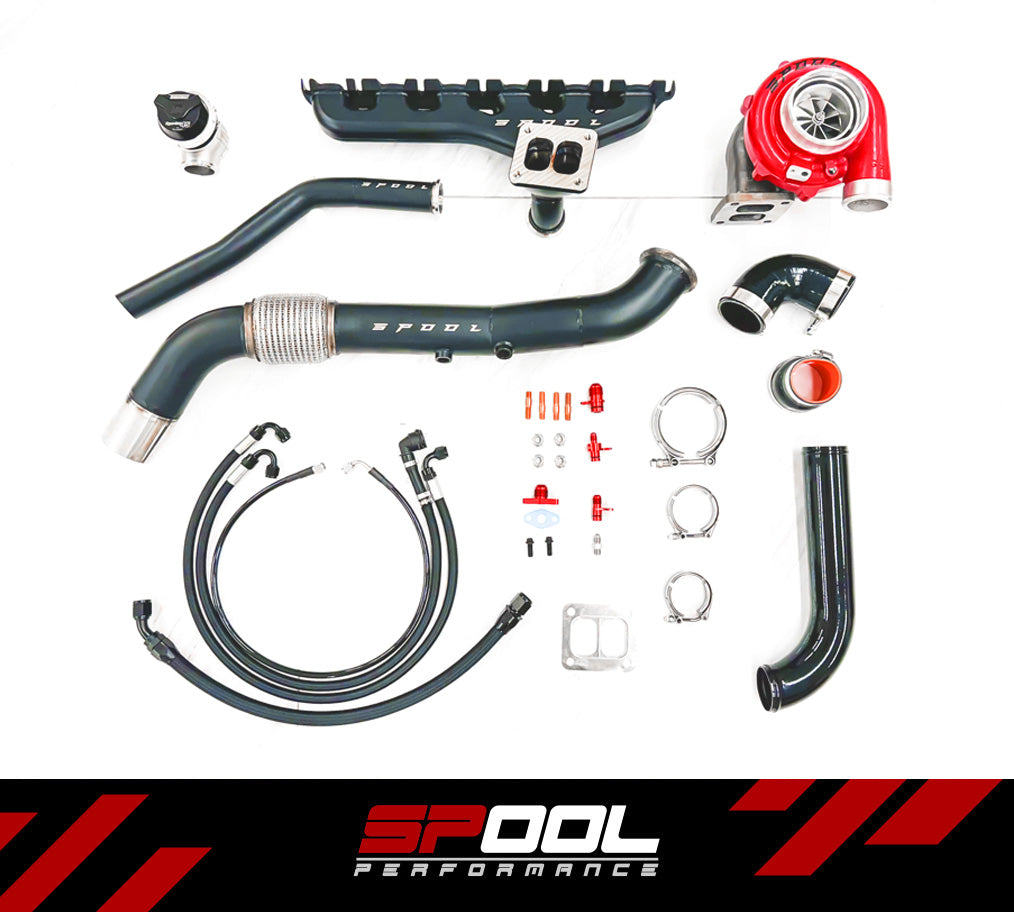 Turbocharge Infer Red Spool Performance Billet Manifold B58 Gen2 Top Mount Turbocharger Kit ...