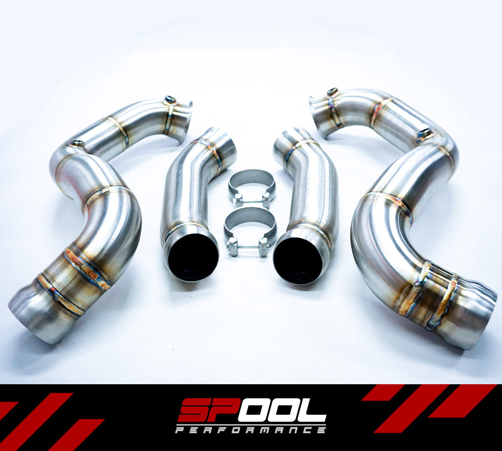 AMG M177 C63 Race Downpipes