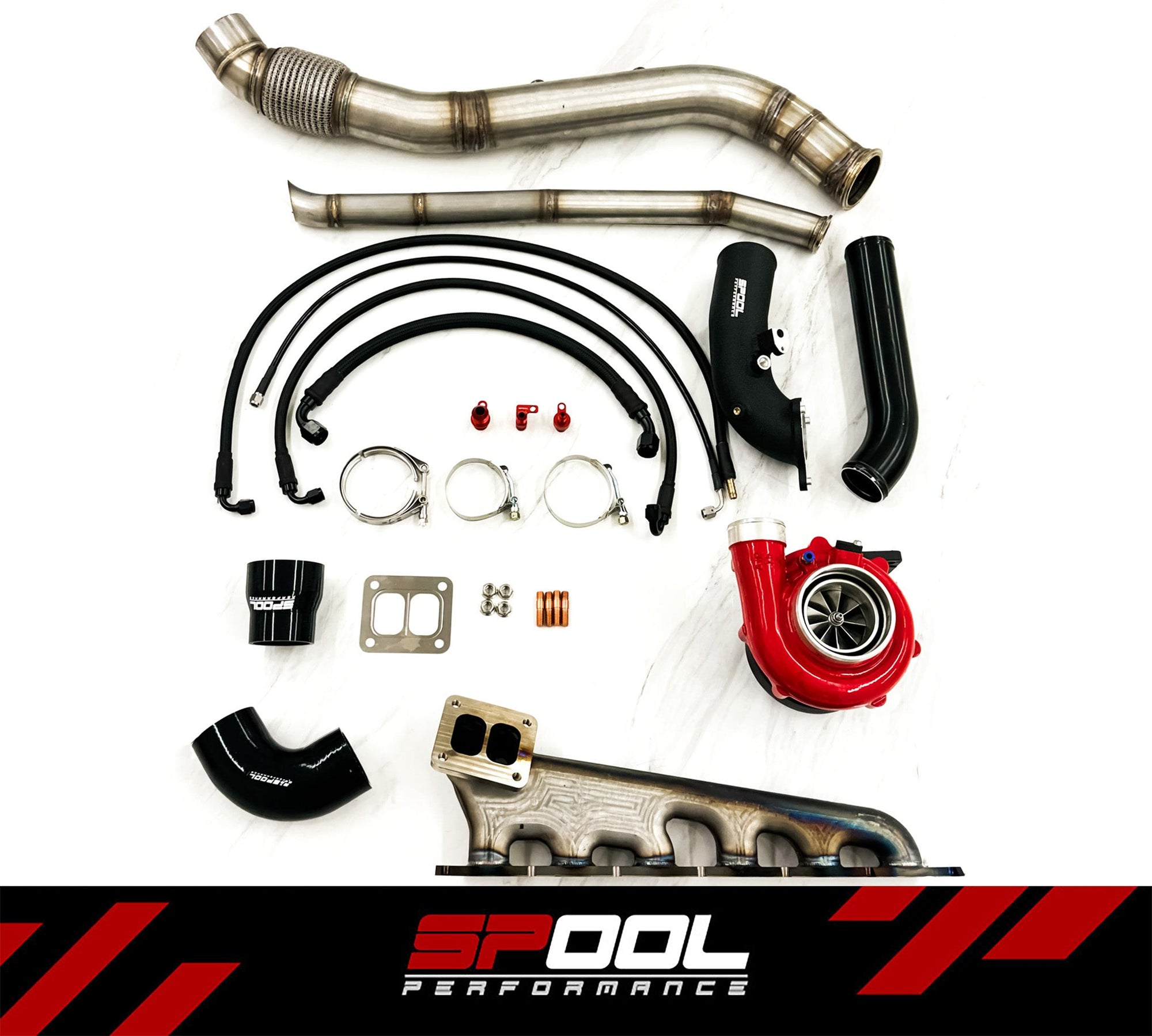 Spool Performance Billet Manifold Gen 1 B58 540i Top Mount Turbocharger Kit