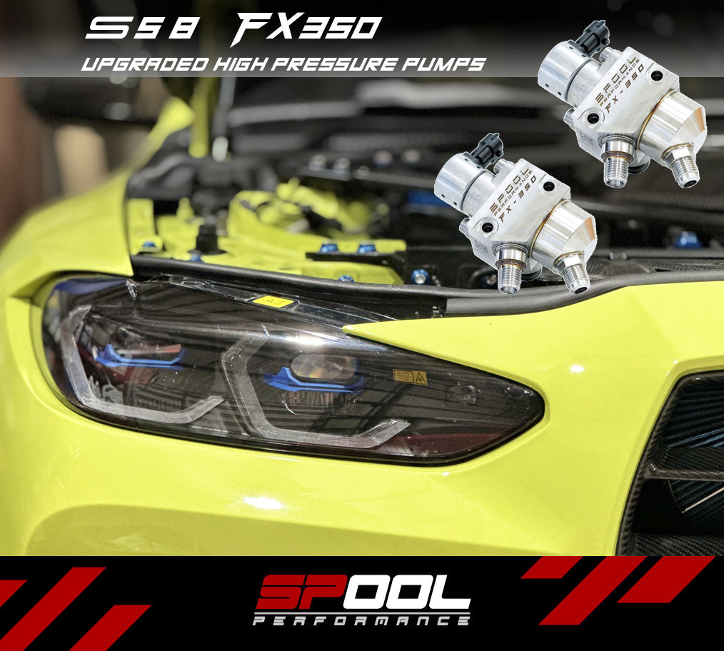 Spool Performance FX-350 S58 upgraded high pressure fuel pumps