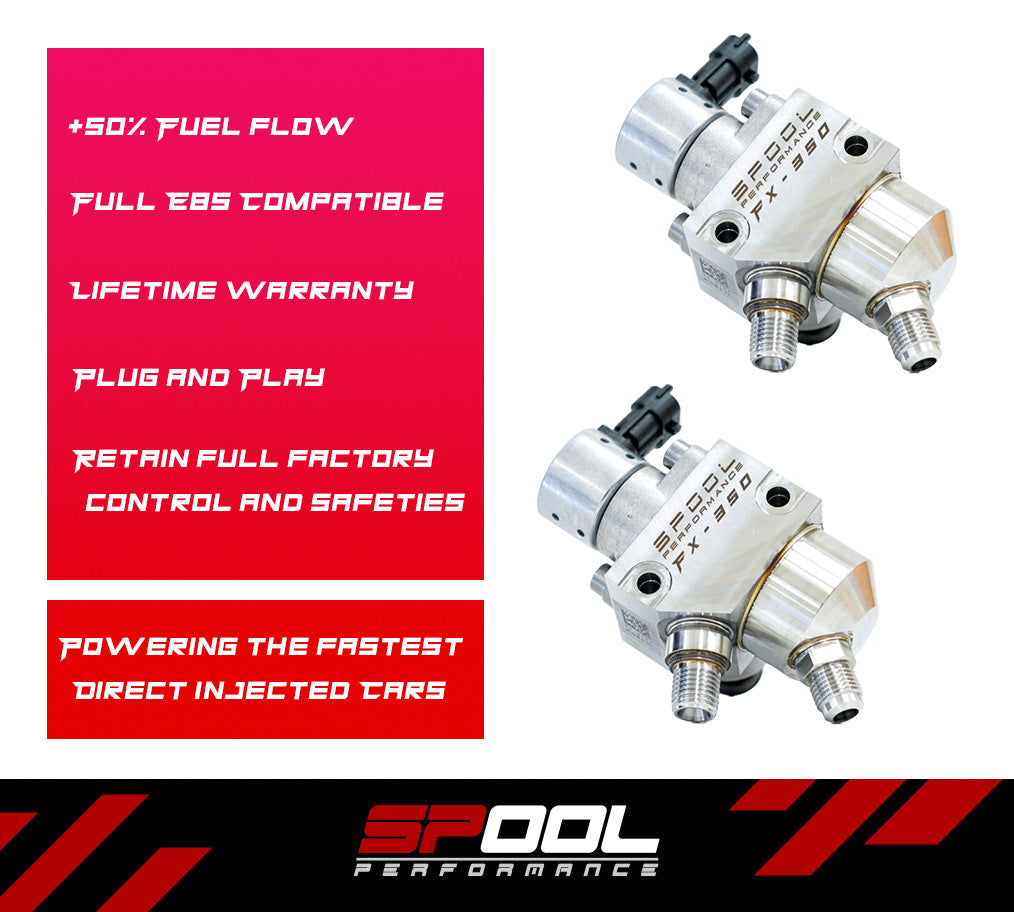 Spool Performance FX-350 S58 upgraded high pressure fuel pumps