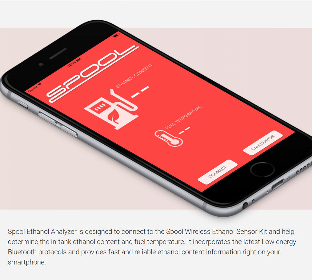 Spool Ethanol Analyzer Mobile App